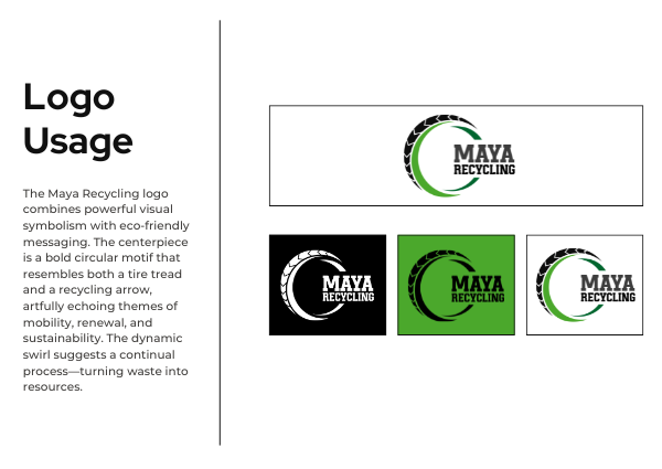 Maya Recycling – Logo Design
